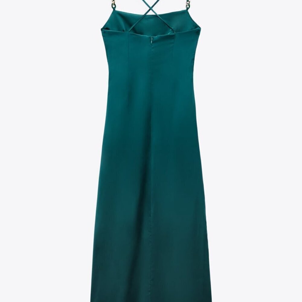 ZARA NEW️ LINGERIE STYLE DRESS SIZE S 8741 899 445 - Picture 2 of 5
